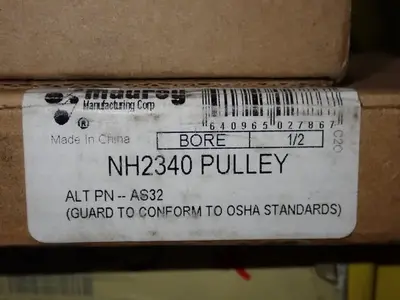 Maurey Pullies/sprockets