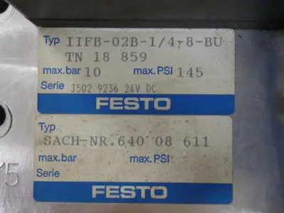USED FESTO IFB8-02