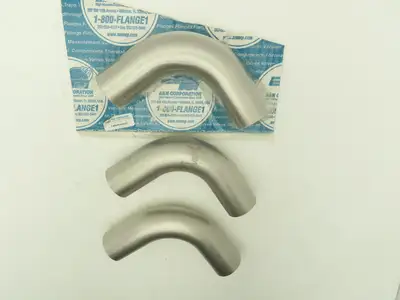 A&N Corporation 200-E90 TL 2" Weldable 90 Degree Elbow Stainless Steel Lot of 3