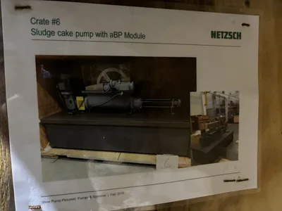 Netzsch Sludge pump Museum Piece trade show booth