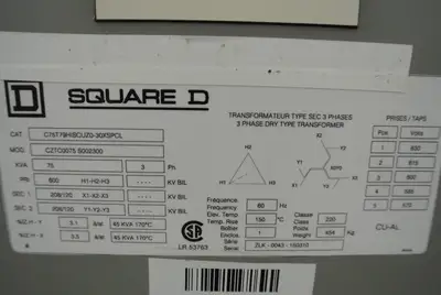 USED SQUARE D C75T79H
