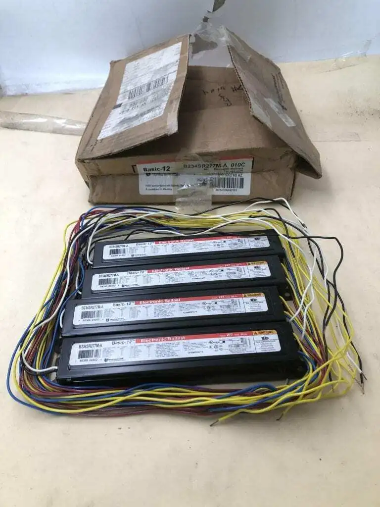 Triad B234SR277M-A 2 Lamp F40T12FS Electronic Ballast 277V 60Hz -NIB of 4