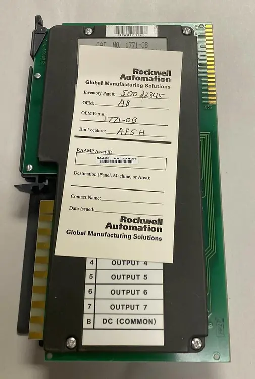 Used ALLEN-BRADLEY 1771-OB Industrial Controls Ohio US | Surplus Asset Holdings #1240314