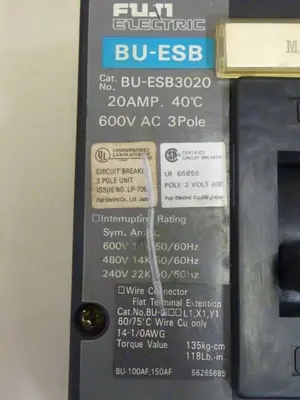 USED FUJI ELECTRIC BU-ESB3020