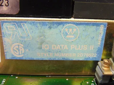 Westinghouse IQ Data Plus II 2D78522 Digital Meter w/ Power Supply & PONI Used