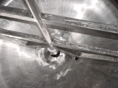 2,500 L S/S Electrically Heated Jacketed Cooker Tank
