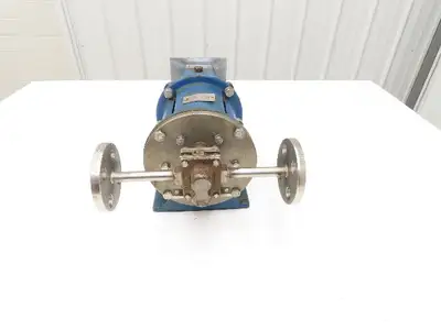 Liquiflo 33FL1 Magnetic Drive Gear Pump 1.45gpm 1/2" Flanged 5:1 Reducer 56C