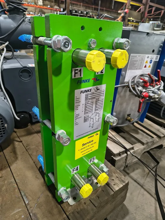 Used FUNKE FP 05-21-1-V-1 10.0 BAR Heat Exchangers South Carolina US | ESS Industrial Equipment Sales #1308934