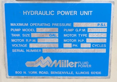 USED 1996 GREENERD PRESSES GREENERD HPB-3 PRESS