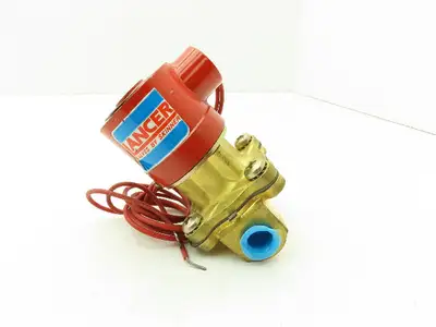 Lancer 4LD2LB3102 2-Way Skinner Solenoid Valve 3/8" NPT N.C. 0-100psi 120v HW