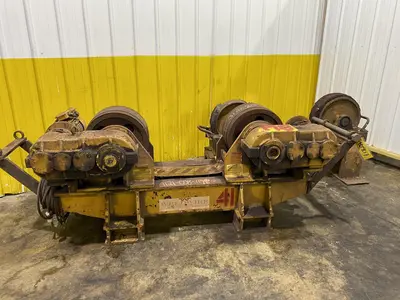 60 TON WELDWIRE MODEL #WER-60  POWERED TANK TURNING ROLLS WITH IDLER: STOCK #16907