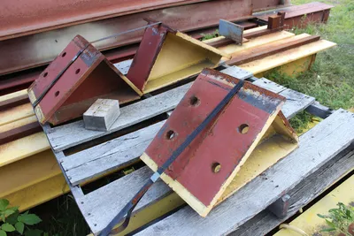 (2) 23' 5" Crane Run Way - 12"W x 12"H I Beams