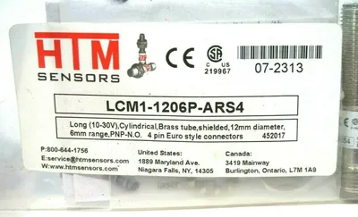 NEW HTM SENSORS LCM1-1206P-ARS4 PROXIMITY SENSOR LCM11206PARS4