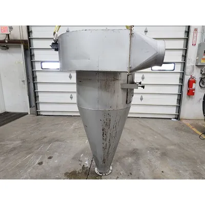 Used 28" Diameter Mild Steel Cyclone Separator