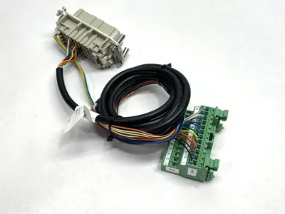 USED ABB CUSTOMER SIGNAL WIRE HARNESS HARN-XS5 MISING GASKET