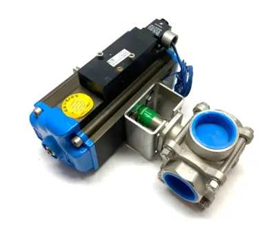 New | in-Stock MARWIN UT SERIES PNEUMATIC BALL VALVE ACTUATOR ASSEMBLY 1-1/2" 3-WAY Linear Actuators | Maverick Industrial Sales #1113086