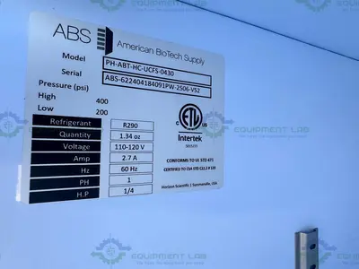 New | in-Stock ABS PH-ABT-HC-UCFS-0430 PHARMACY UNDERCOUNTER FREEZER 4 CU. FT.,  -20C TO -30C Lab Freezers California US | Equipment Lab #1259356