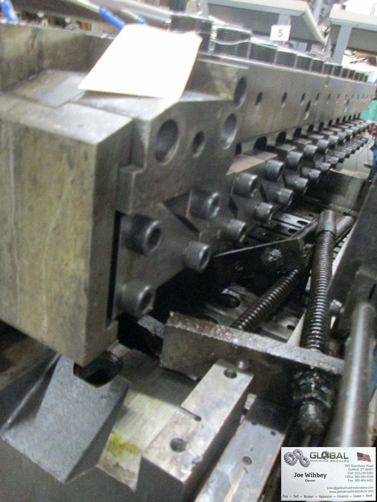 Asahi TP-65D/US Baird 551 14 Op 3.5"Pitch 52"Punch Holder Transfer Press Die Set W/Slide