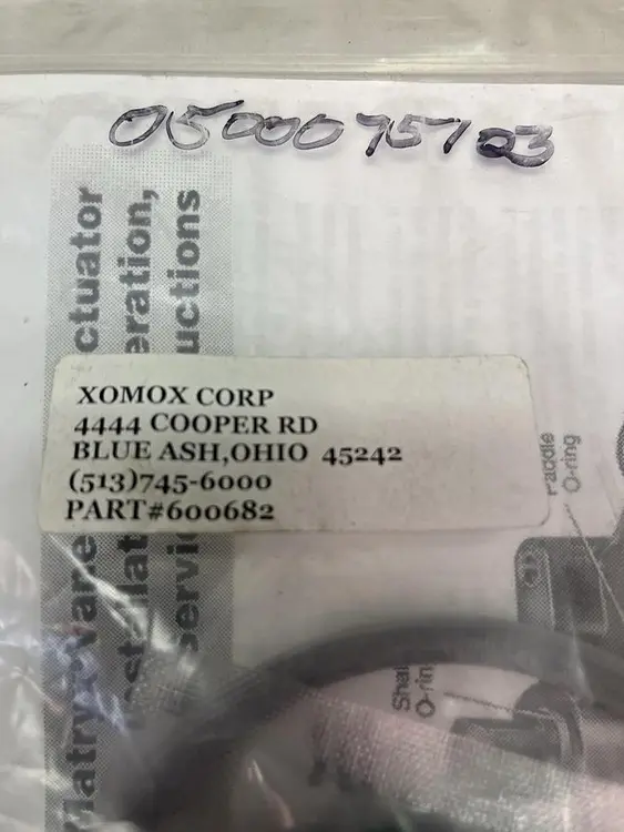 New | in-Stock XOMOX 600682 Parts (Hydraulics and Pneumatics) Ohio US | Surplus Asset Holdings #1246612