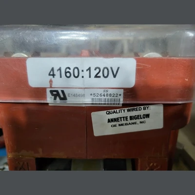 General Electric 5kV Vacuum Contactor Package
