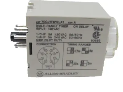 ALLEN BRADLEY 700-HTM12JA1 TIMING RELAY SERIES A 700HTM12JA1 NEW, SURPLUS
