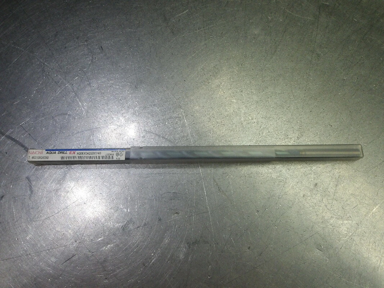 Nachi Aqua Drill EX 7.4mm Coolant Thru Carbide Drill AQDEX0h25d0740 (LOC1123D)
