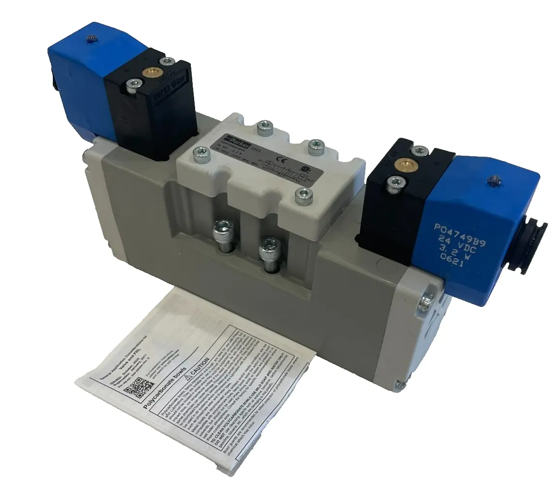 NEW PARKER H26VXBG0B9D SOLENOID VALVE 24VDC 145PSIG