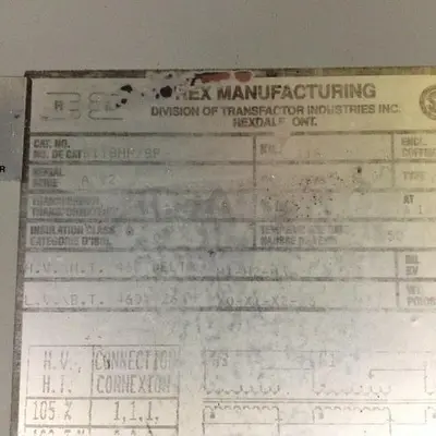 USED REX MANUFACTURING B118HP/8P