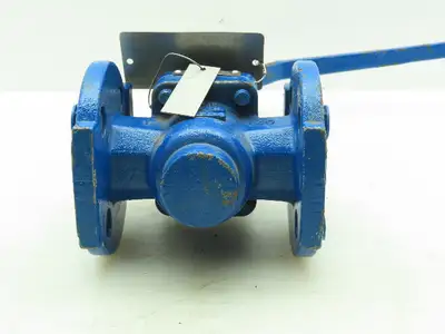 Fluoro Seal L152F Sleeved Plug Valve 1" Flanged 4-Bolt Raised Face Class 150 WCB