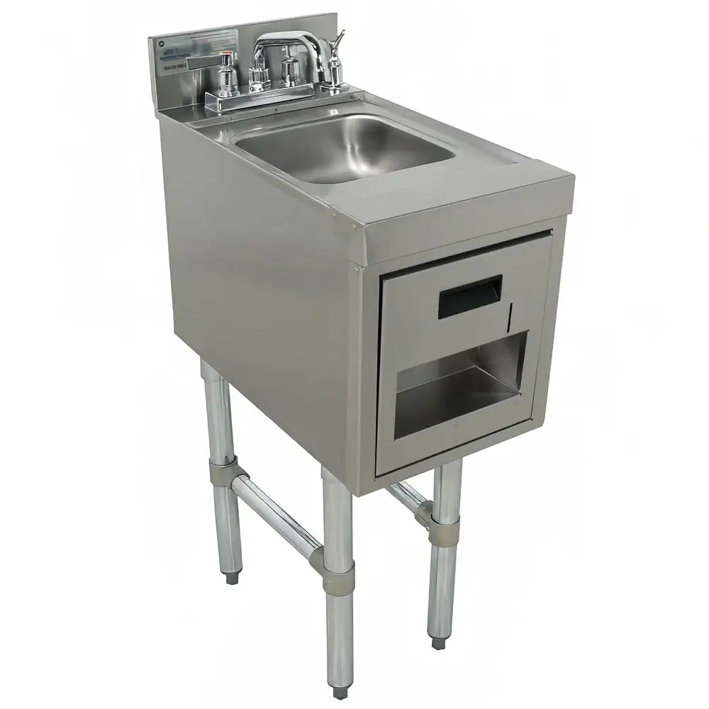 Advance Tabco SC-12-TS-X Commercial Hand Sink w/ 9"L x 9"W x 4"D Bowl, Standard Faucet