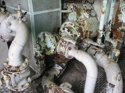 Used Cooper Bessemer GMVH10 Qty 2 Lubricated Reciprocating Air Compressors Oklahoma US | Borderless Services #1378271