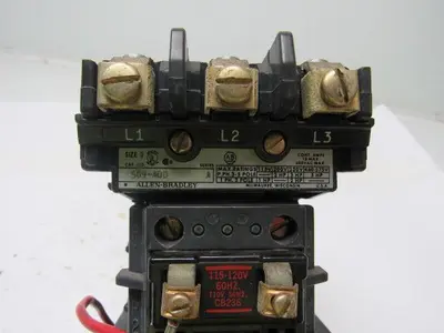 A-B Allen Bradley 509-A0D Motor Starter 115V Coil NEMA Size 0