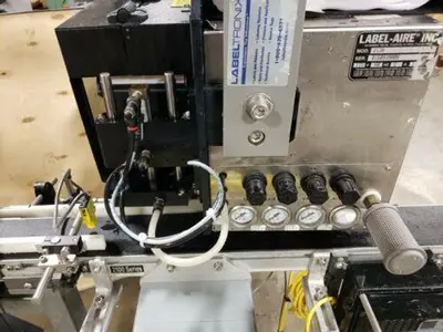 Label-Tronix, labeling system with Lable-Aire 2138 & Reliant 2700 feeder