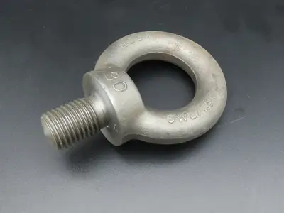 SWL 1.5T M30 x 3.5 Metric Shoulder Eye Bolt 45mm Shank NC-04  Lot of 3