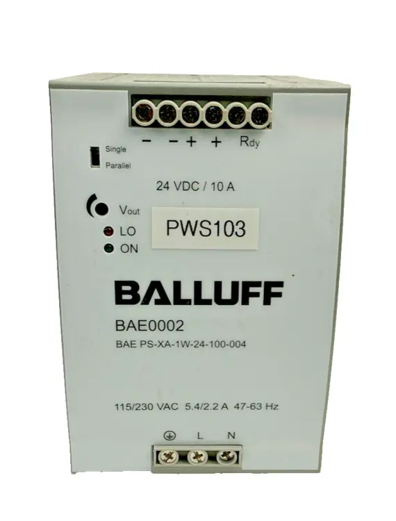 Used Balluff BAE0002 Power Supplies California US | ANACAPA EQUIPMENT BROKERS, INC #725027