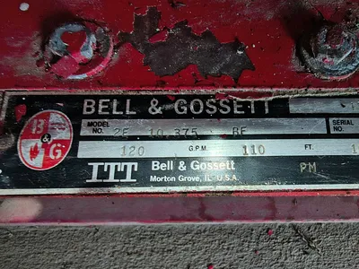 BELL & GOSSETT 2E 10.375 BF Pumps & Hydraulics | ESS Industrial Equipment Sales (6)