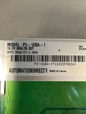 Automation Direct P3-16DA-1 16 CH Analog out P316DA1 (4.5.3)