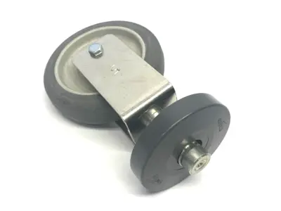 New | in-Stock Metro Plated Rigid Stem Caster 5" w/ Donut Bumper Casters Michigan US | Maverick Industrial Sales #1394294