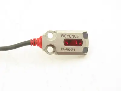 Keyence PR-FB30P3 Mini Photoelectric Sensor Flat Reflective 48" Cable  Lot of 3