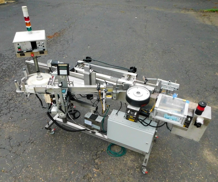 Used NEWMAN WRAP AROUND LABELER NV II Pressure Sensitive Labelers New Jersey US | Champion Trading Corporation #423924