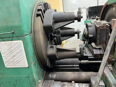 RAFAMET Wheel Turning Lathe, revised and retrofitted 2002