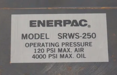 USED ENERPAC SRWS-250