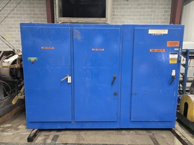 12" Single Screw Crown/CDL Dump Extruder, Model RPU2E400, 10:1 L/D Ratio