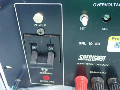 Used SORENSEN POWER SUPPLIES SRL1050 DC Power Supplies Ohio US | HGR 24 #941888