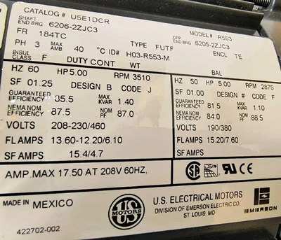 US Motors _UNKNOWN_ General Purpose Motors | Fram Fram LLC (16)