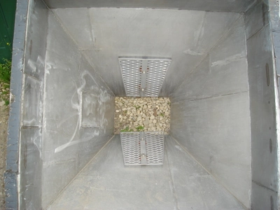 0.6 M.Cu S/S Open Top Hopper