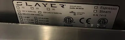 USED SLAYER STEAM LP