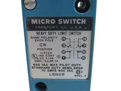 NEW HONEYWELL MICRO SWITCH LSN2B LIMIT SWITCH