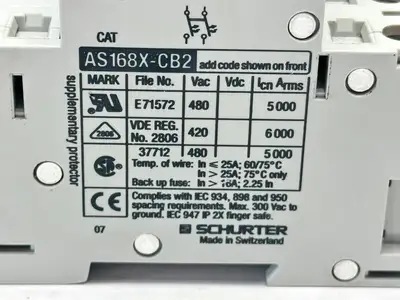 Used SCHURTER _UNKNOWN_ Circuit Breakers | Maverick Industrial Sales #1109595