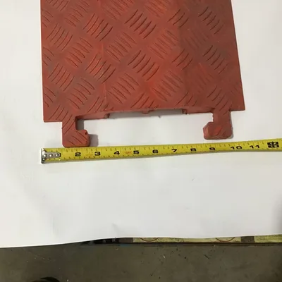 Fastlane FL2X1.75-B Polyurethane 2 Channel Drop Over Cable Protectors with L-Shaped Connectors,
